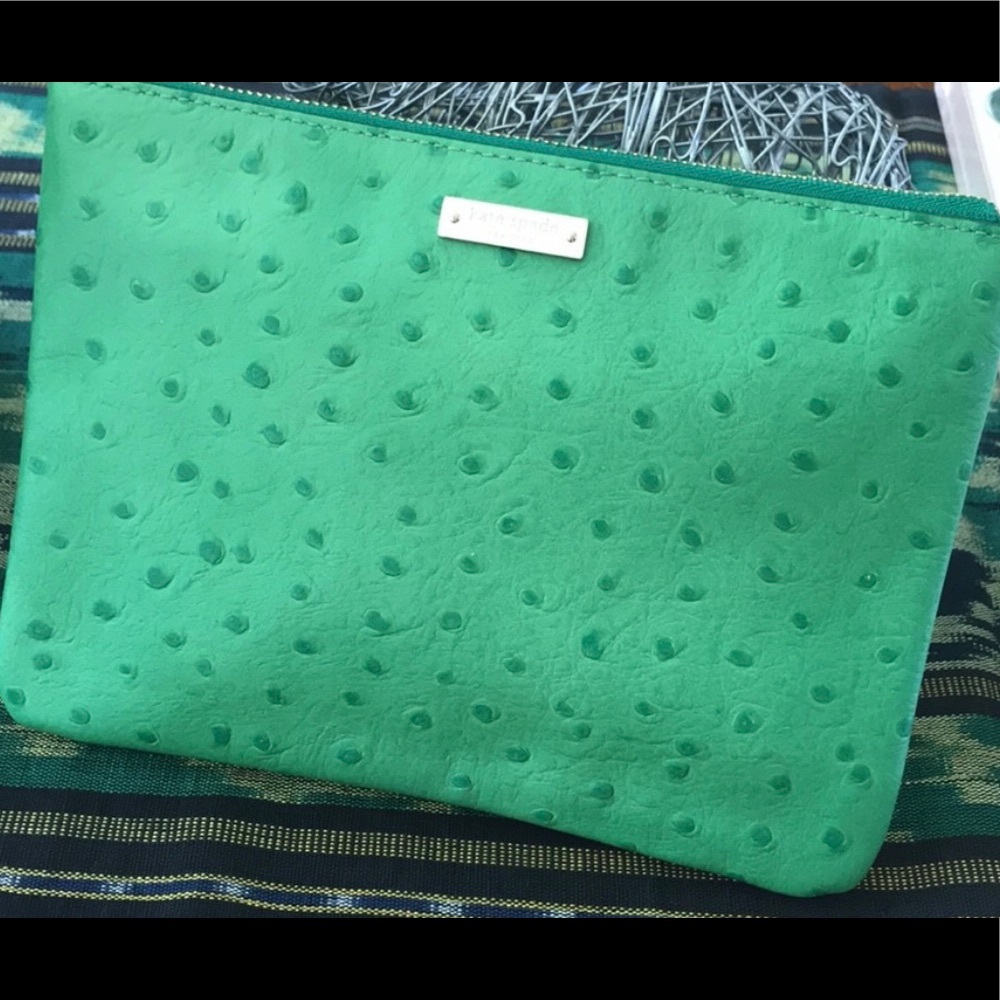 Kate Spade Green clutch - Picture 3 of 5